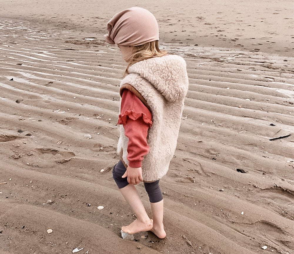 Alwero - Bodywarmer Robby, Biowolle, Beige