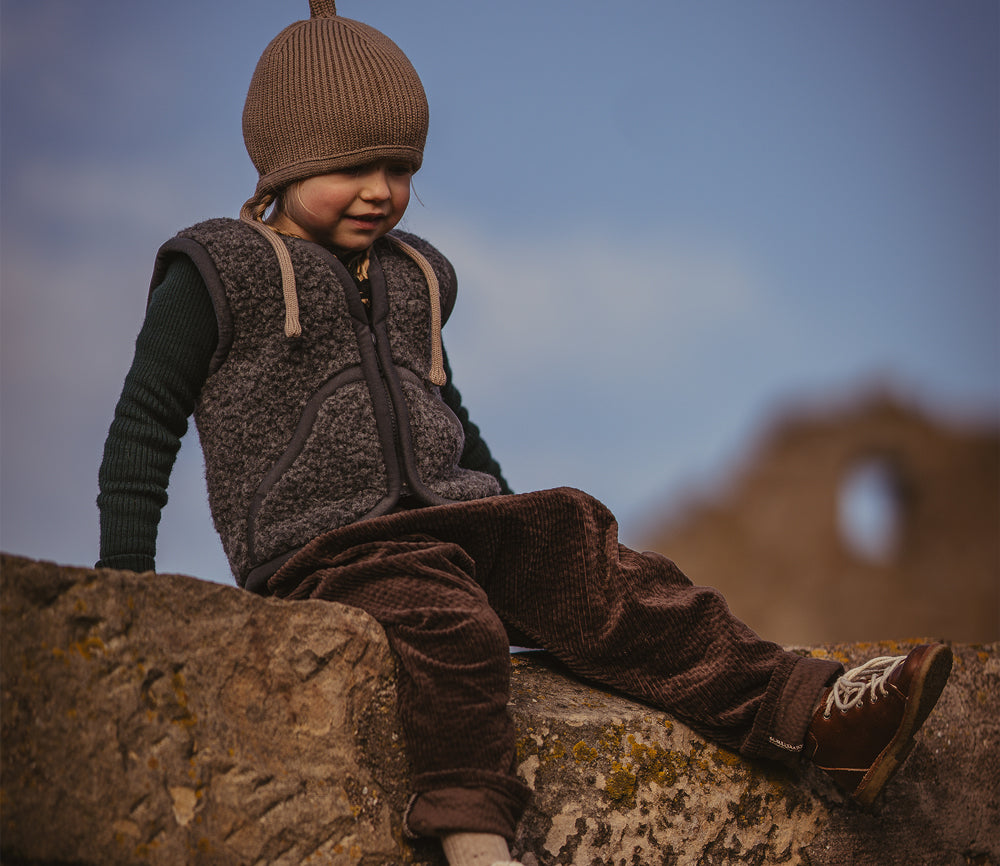 Alwero - Bodywarmer CARPATHIAN, Biowolle, GRAPHITE