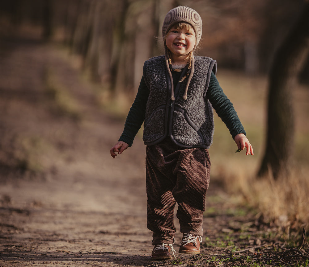 Alwero - Bodywarmer CARPATHIAN, Biowolle, GRAPHITE