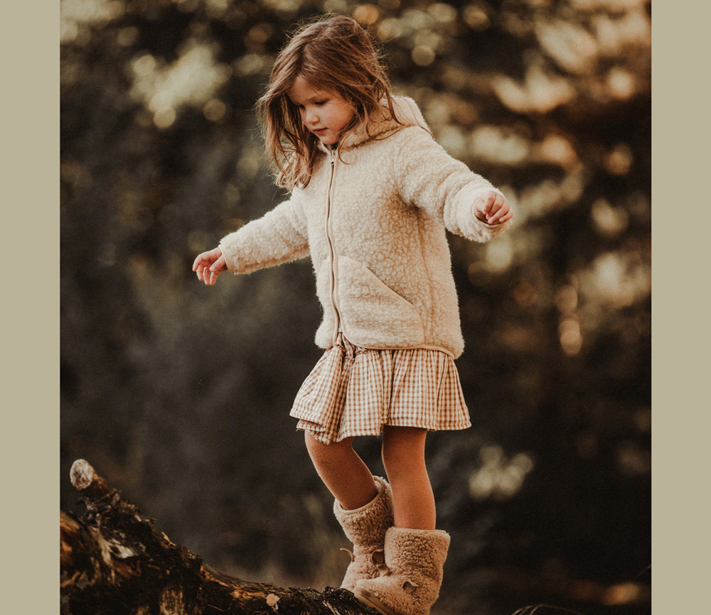 Alwero - Jacke Mody, Biowolle, ENGLISH TEA, Biowolle Woolmark zertifiziert