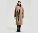 Alwero - Mantel "TEDDY MAX" Adult, TAN, Biowolle Ultra Light