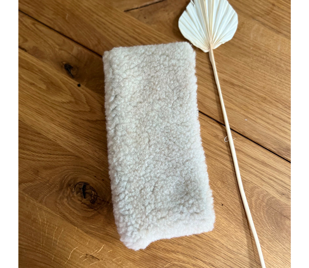 Alwero - Stirnband / Halswärmer VOVO, Sandy Brown, Biowolle, ultra light