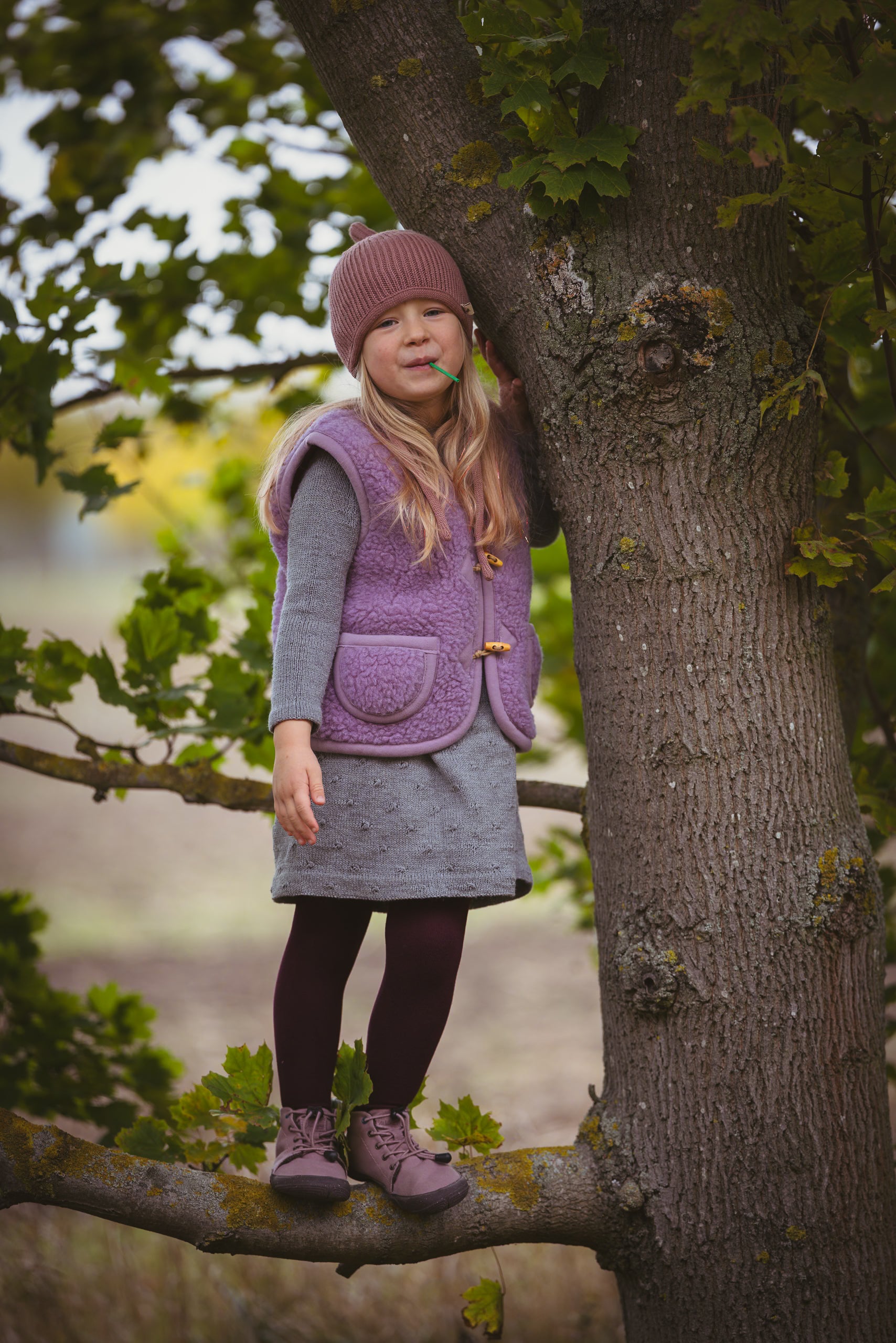 Alwero - Bodywarmer Alpen Junior, Biowolle, LILLY