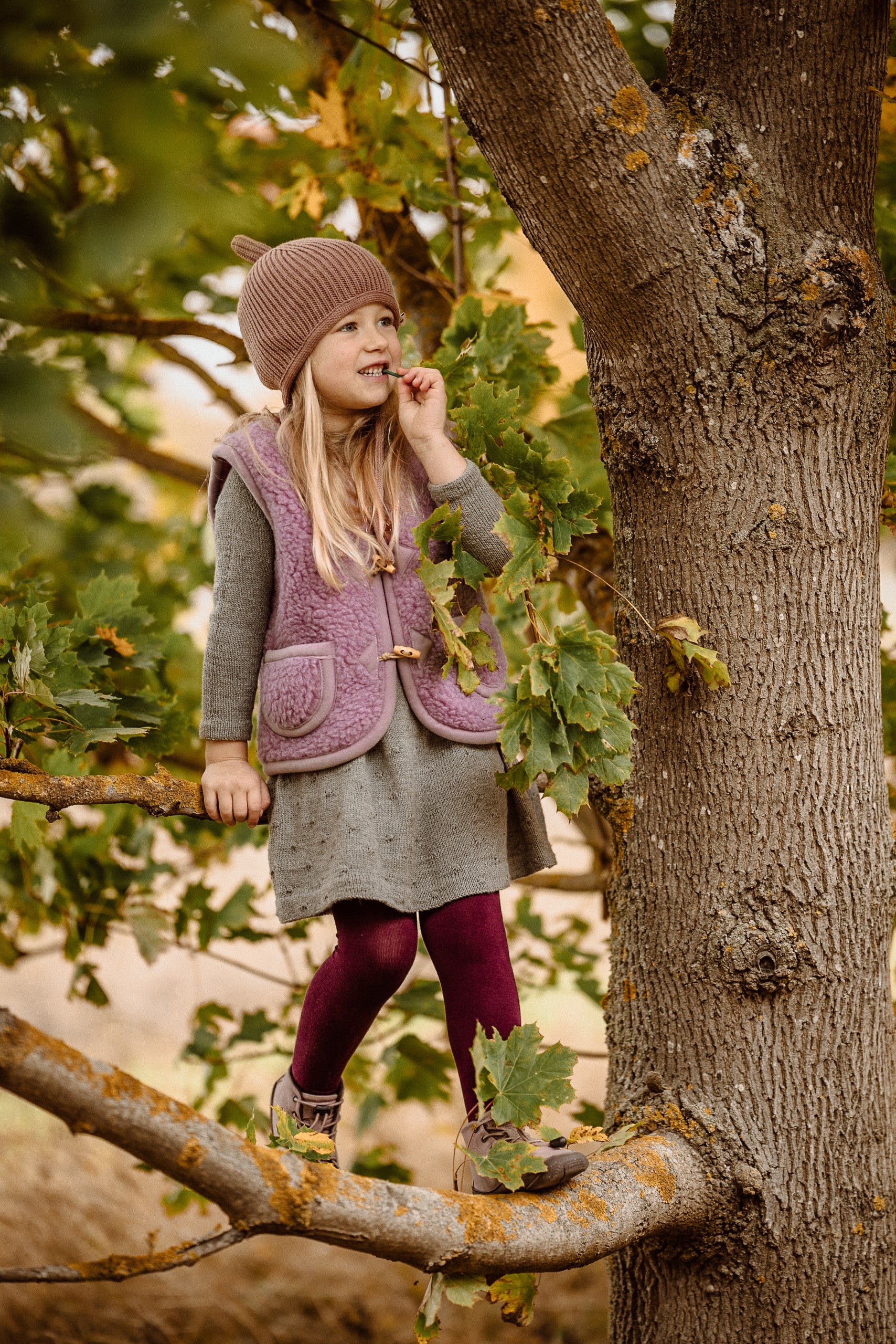 Alwero - Bodywarmer Alpen Junior, Biowolle, LILLY