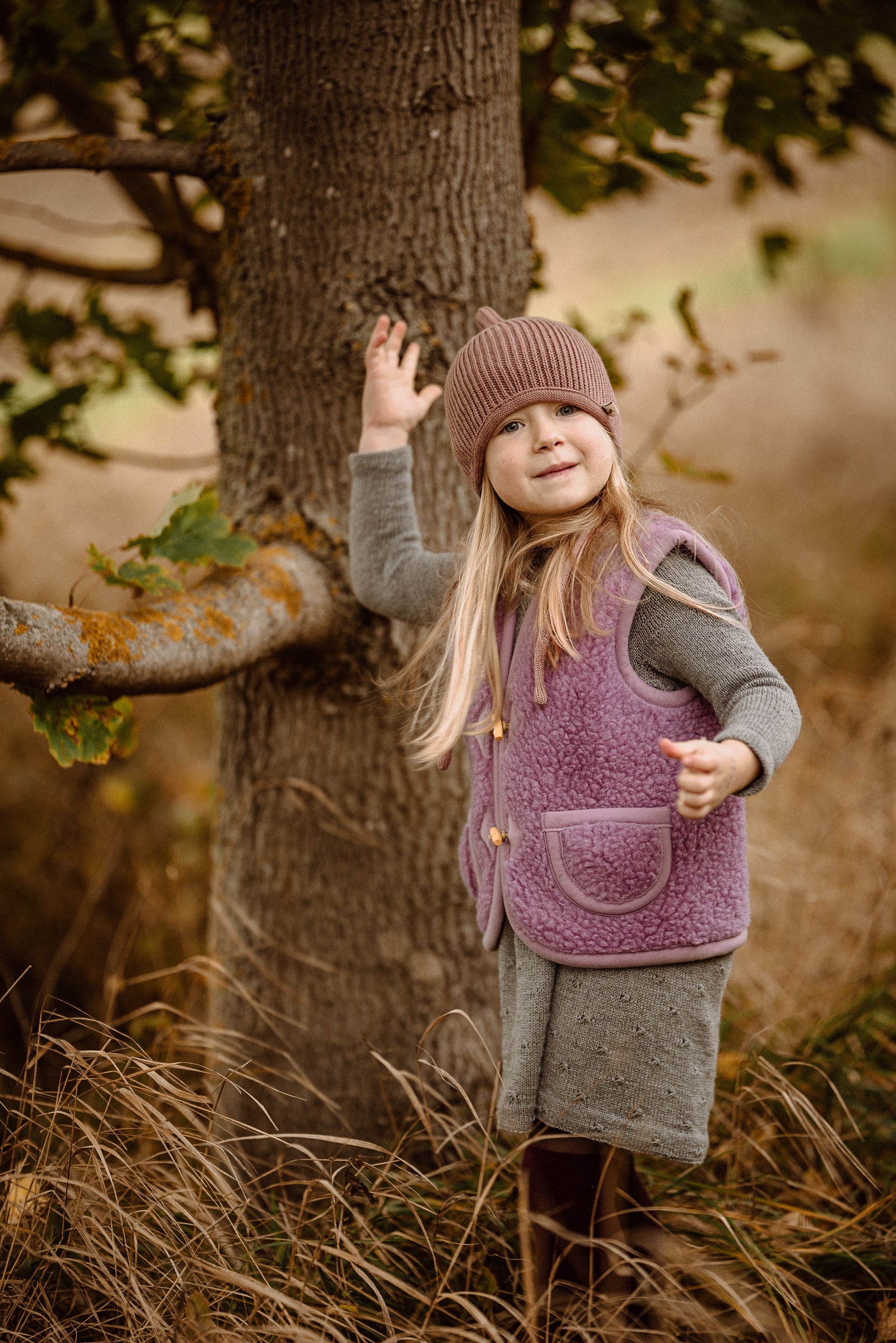 Alwero - Bodywarmer Alpen Junior, Biowolle, LILLY