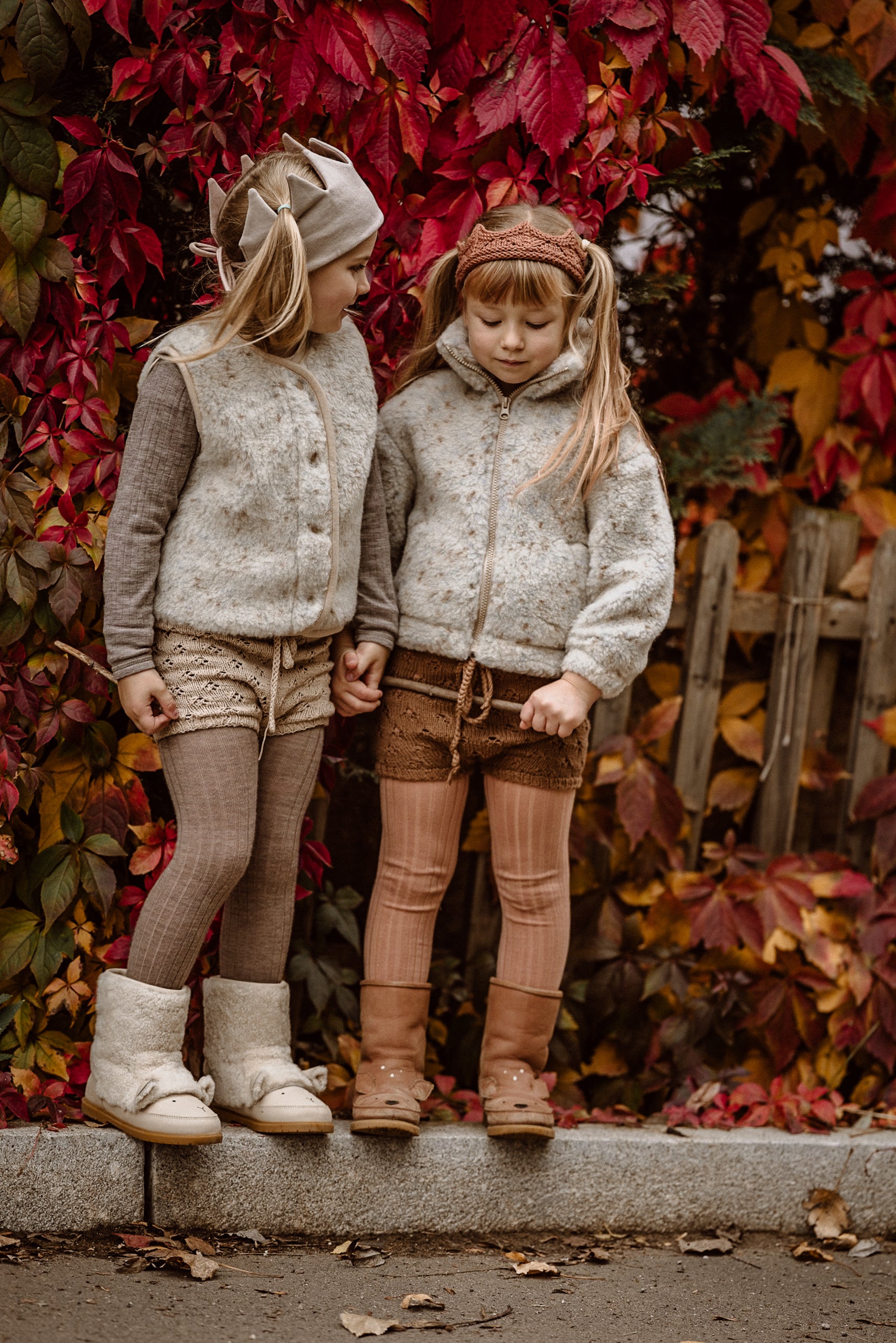 Alwero - Bodywarmer "TYB" Junior, Biowolle, BEIGE MULTI DOTS, ultra light