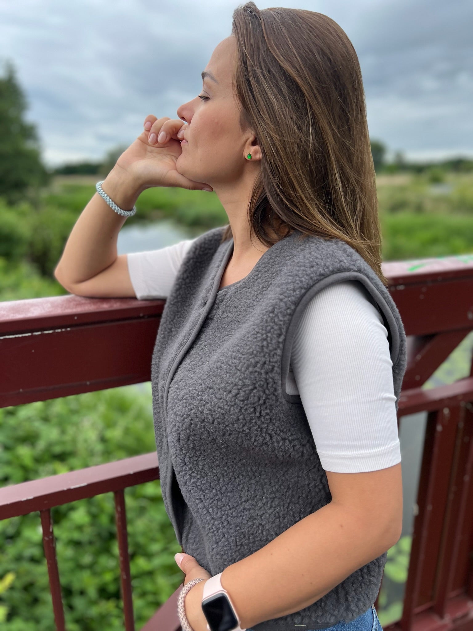 Alwero - Bodywarmer "TYB" ADULT, Biowolle, ANTHRACITE, ultra light