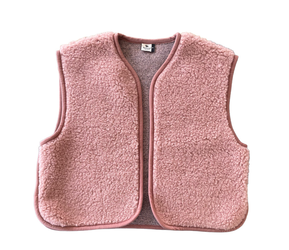 Alwero - Weste "CAMINO" Adult, RUGBY TAN, Merinowolle, ultra light
