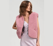 Alwero - Weste "POS" Adult, Biowolle, Venetian Pink, ultra light