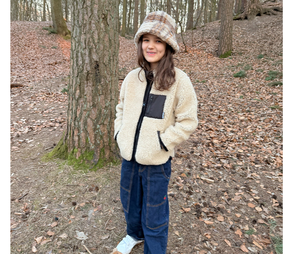 Alwero - Jacke SHERPA Jr., Sand Brown, Biowolle, ultra leicht
