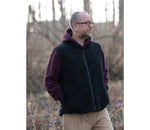 Alwero - Bodywarmer WALKER Adult, Biowolle, DEEP BLACK, unisex