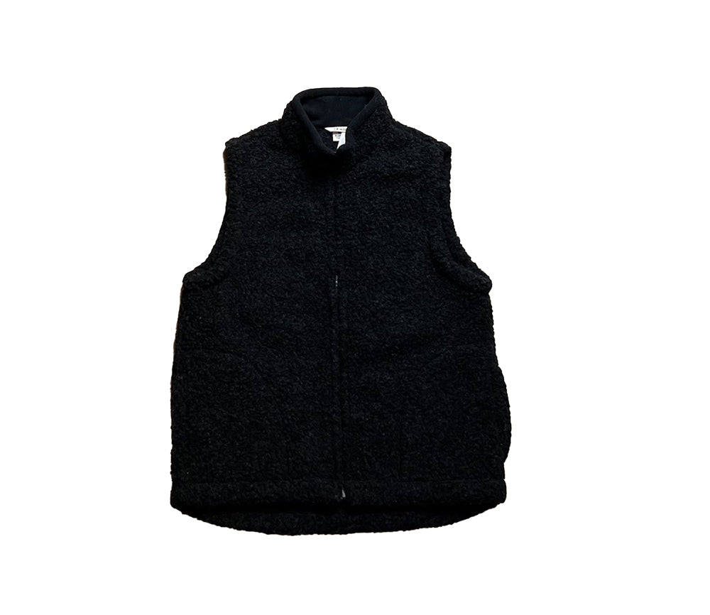 Alwero - Bodywarmer WALKER Adult, Biowolle, DEEP BLACK, unisex
