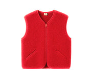 Alwero - Weste "POS" Adult, Biowolle, CORAL, ultra light
