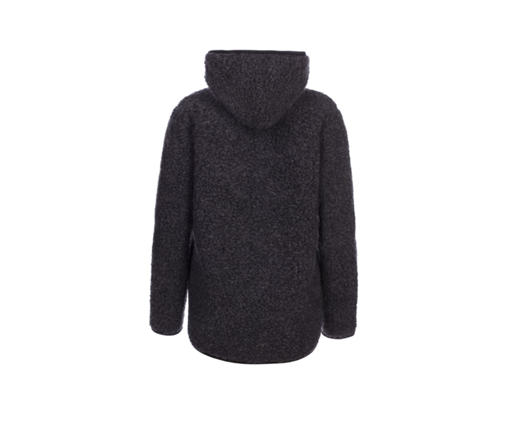 Alwero - Jacke "ALASKEN" Adult,  Deep Black, Biowolle Ultra Light
