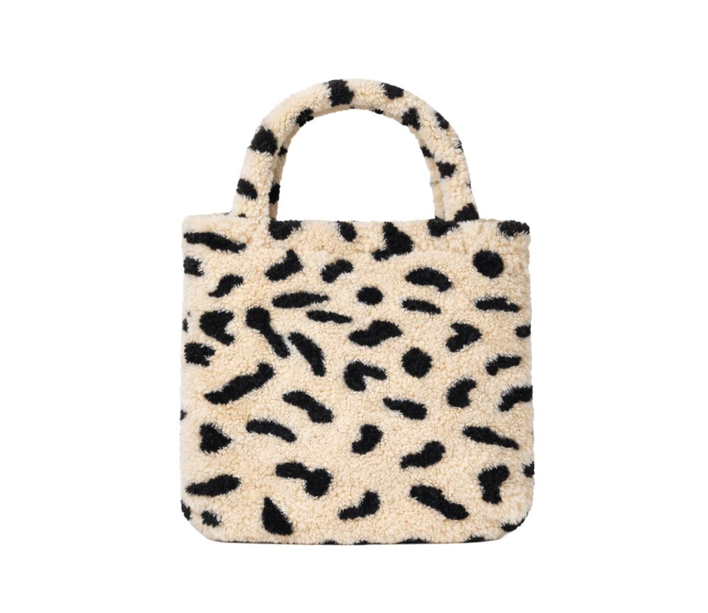 Alwero - bag "MOM BAG", cheetah, wool