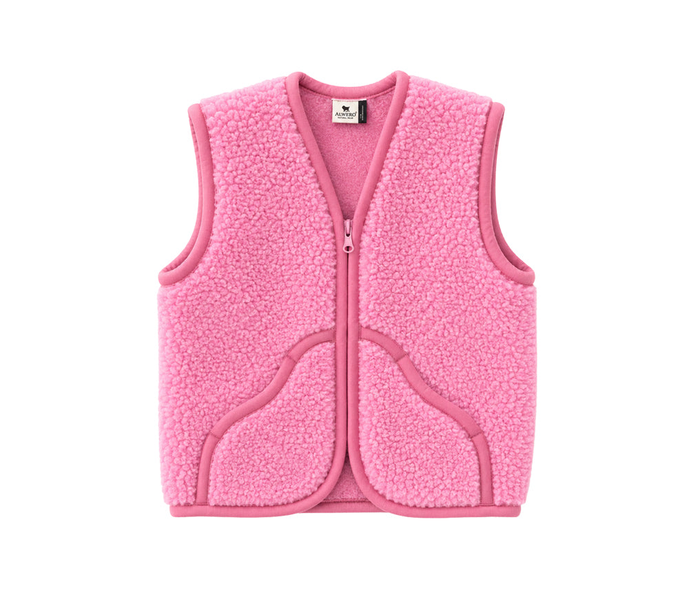 Alwero - Bodywarmer CARPATHIAN, Biowolle, PINK