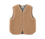 Alwero - Weste "ALF ZIP" Adult, Tan, Merinowolle