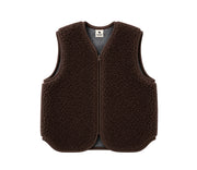 Alwero - Weste "ALF ZIP" Adult, CHOCO MARTINI, Merinowolle