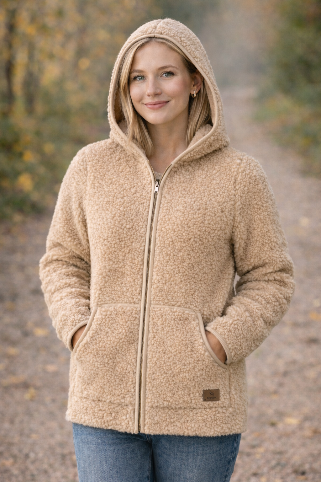 Alwero - Jacke "ALASKEN" Adult, BEIGE, Biowolle Ultra Light