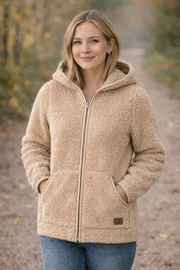 Alwero - Jacke "ALASKEN" Adult, BEIGE, Biowolle Ultra Light