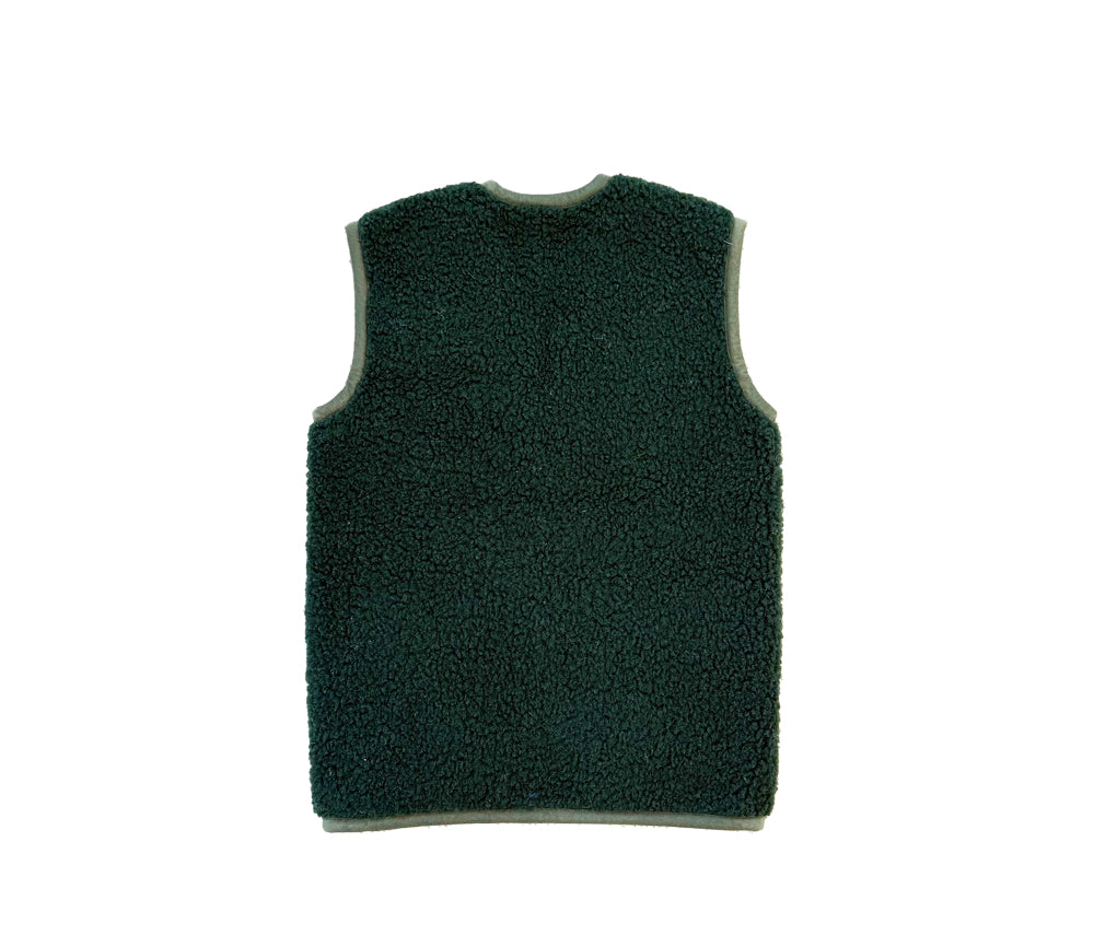 Alwero - Bodywarmer "Alpen" Adult, Biowolle, PINE GREEN