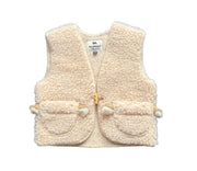 Alwero - Bodywarmer "ALPI", Biowolle, English Tea, ultra light