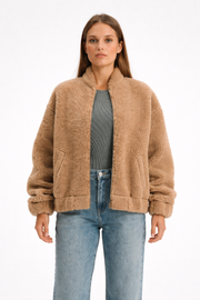 Alwero - Jacke BAMS 2.0, TAN, Biowolle, ultra leicht