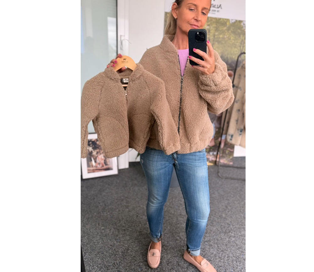 Alwero - Jacke BAMS Jr., TAN, Merinowolle, ultra leicht