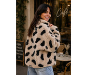 Alwero - Jacke BLOOM, Oversize, GEPARD, Merinowolle, ultra light