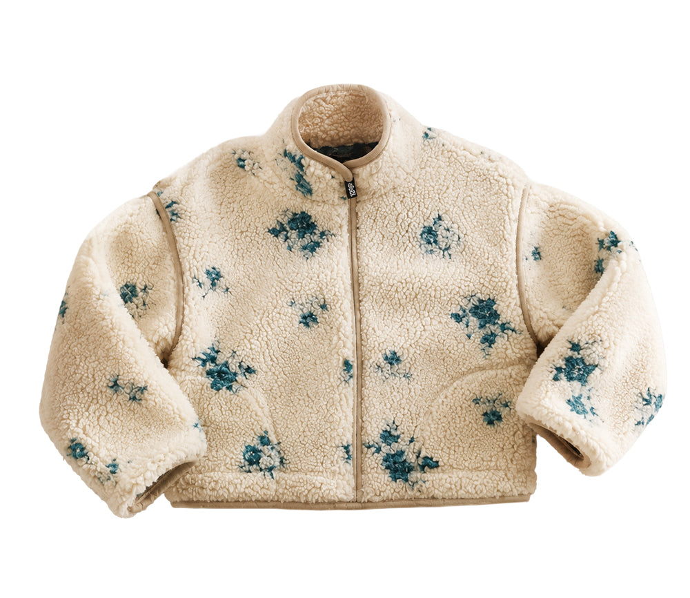 Alwero - Jacke BLOOM, Oversize, WILD ROSE, Merinowolle, ultra light