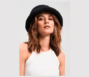 Alwero - Hut `BOOKET`, Deep Black, Biowolle