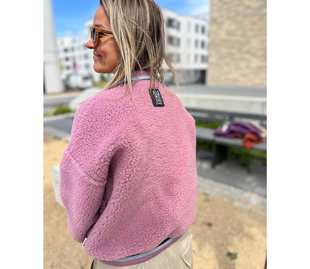 Alwero - Jacke BOOM, Venetian Pink, Biowolle, ultra leicht