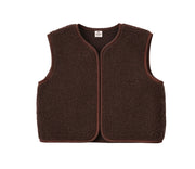 Alwero - Weste "CAMINO" Adult, Chocolate Martini, Biowolle Ultra Light