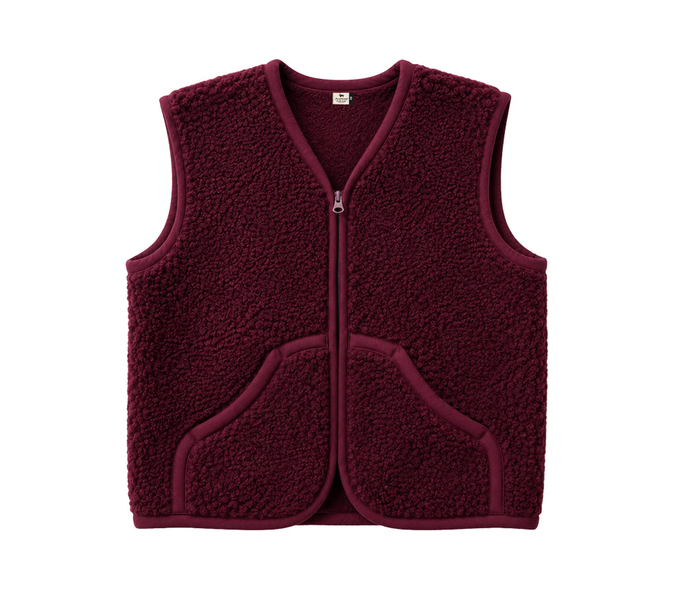 Alwero - Bodywarmer CARPATHIAN, Cherry Liqueur, Schurwolle - Limited Edition