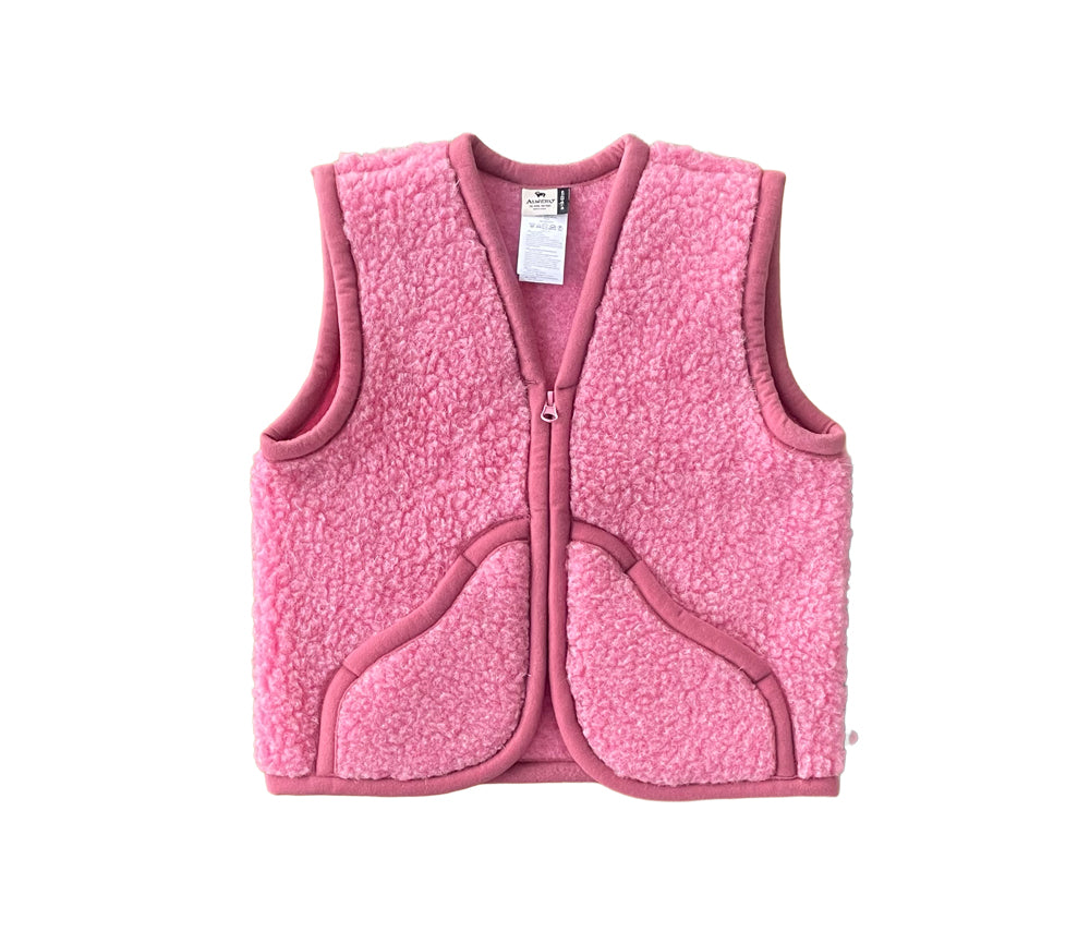 Alwero - Bodywarmer CARPATHIAN, Biowolle, PINK