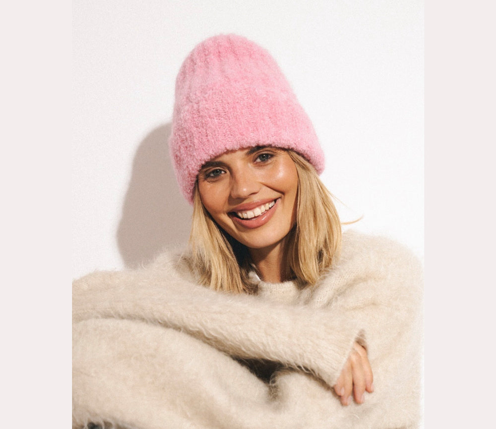 Alwero - Mütze,'BOUCLE', Rosa
