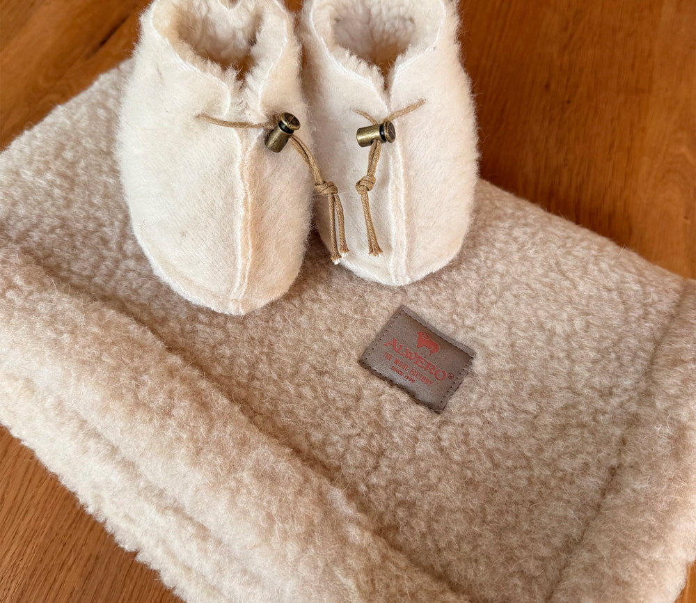 Alwero - Babydecke "MODERN", beige