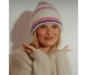 Alwero - Mütze, 'FLUFF', Pink/Natural