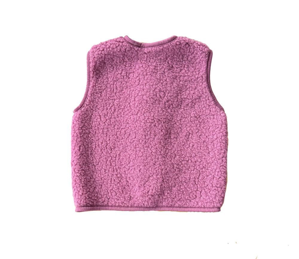 Alwero - Bodywarmer "TYB" Junior, Biowolle, FRENCH VIOLET, ultra light