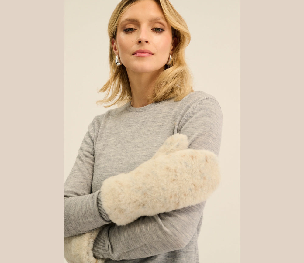 Alwero - Handschuhe, GULLY Adult, Sand Brown, Biowolle