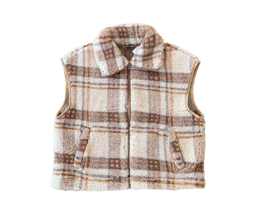 Alwero - Weste "ISLA" Scotch Beige, Biowolle Ultra Light