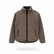 Alwero - Teddy Jacke Women, "Leo", MOUSE, Biowolle
