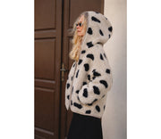 Alwero - Jacke mit Kapuze "KUFA" Adult, Biowolle, GEPARD, ultra light