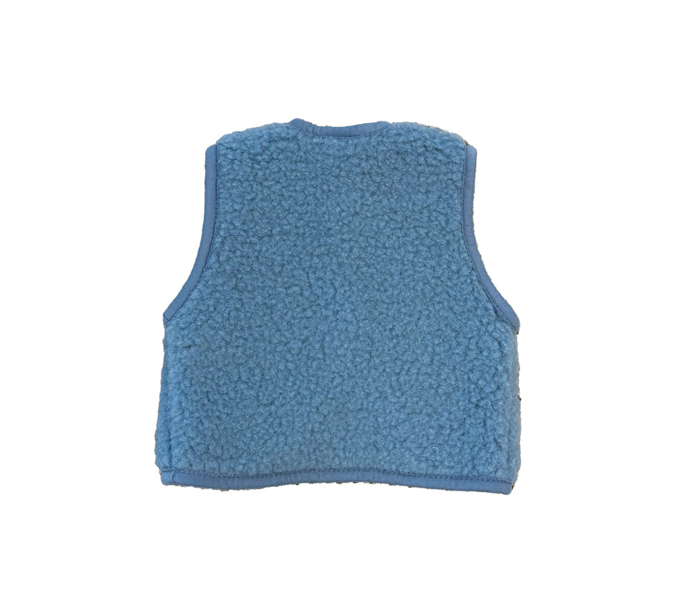 Alwero - Bodywarmer LULU, ultra light, Biowolle, Icy Blue
