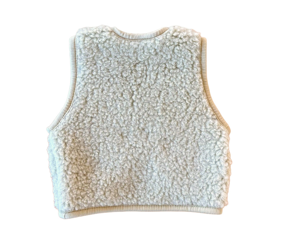 Alwero - Bodywarmer LULU, ultra light, Biowolle, Pistachio
