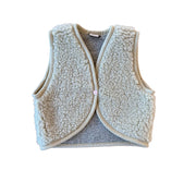 Alwero - Bodywarmer LULU, ultra light, Biowolle, Pistachio