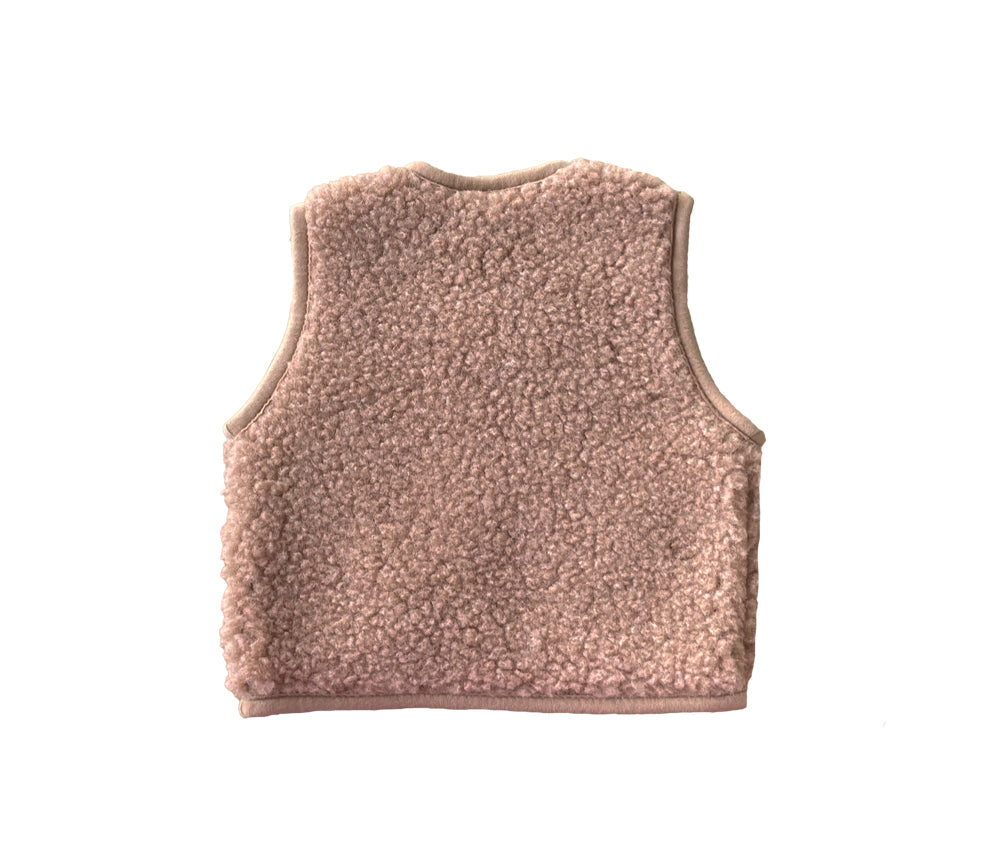 Alwero - Bodywarmer LULU, ultra light, Biowolle, TAN