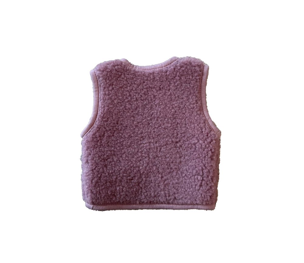 Alwero - Bodywarmer LULU, ultra light, Biowolle, Venetian Pink