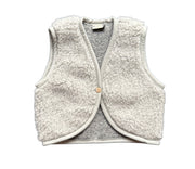 Alwero - Bodywarmer LULU, ultra light, Biowolle, Silver