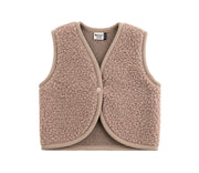 Alwero - Bodywarmer LULU, ultra light, Biowolle, TAN
